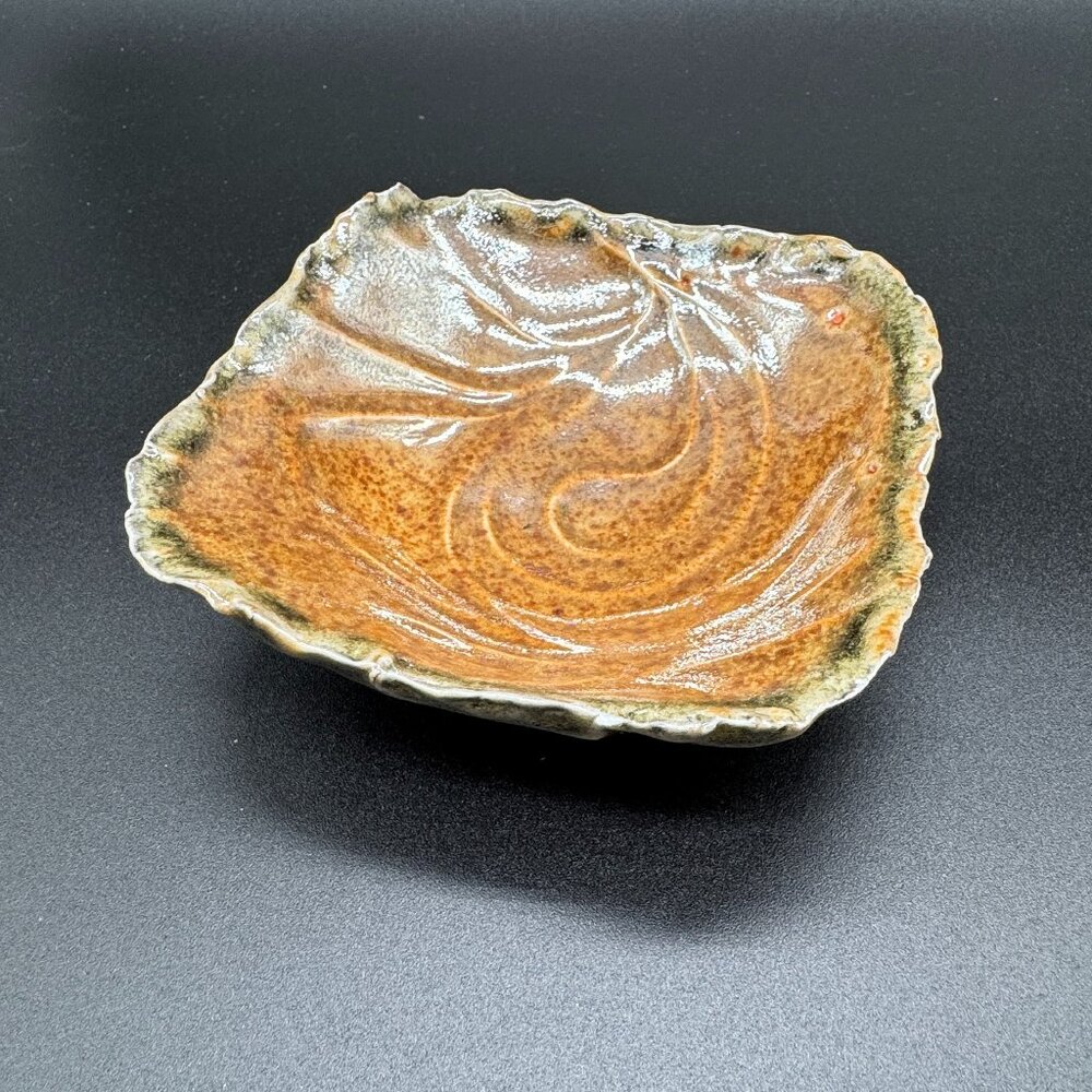 Studio Pottery Trinket Dish Bowl Signed Fioritto 2016 *read*
